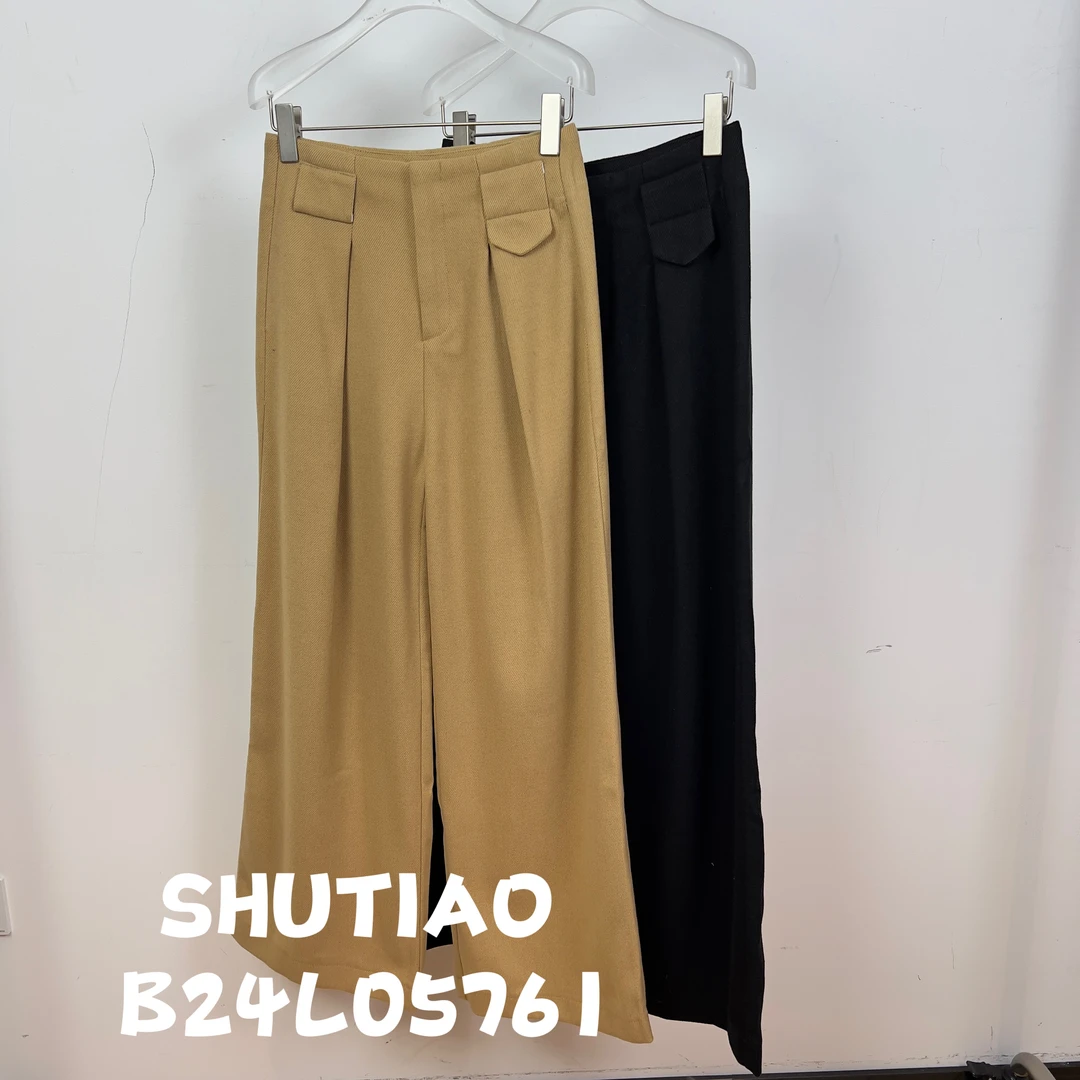 【SHUTIAO】2024秋冬：新款小众设计款裤子B24L05761