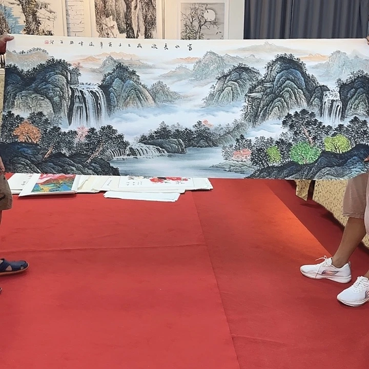 国画手绘画作品展
