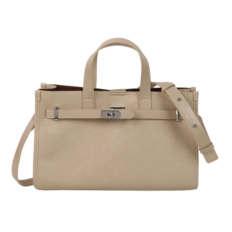 时尚轻奢潮流手提托特包2025新款大容量通勤斜挎包