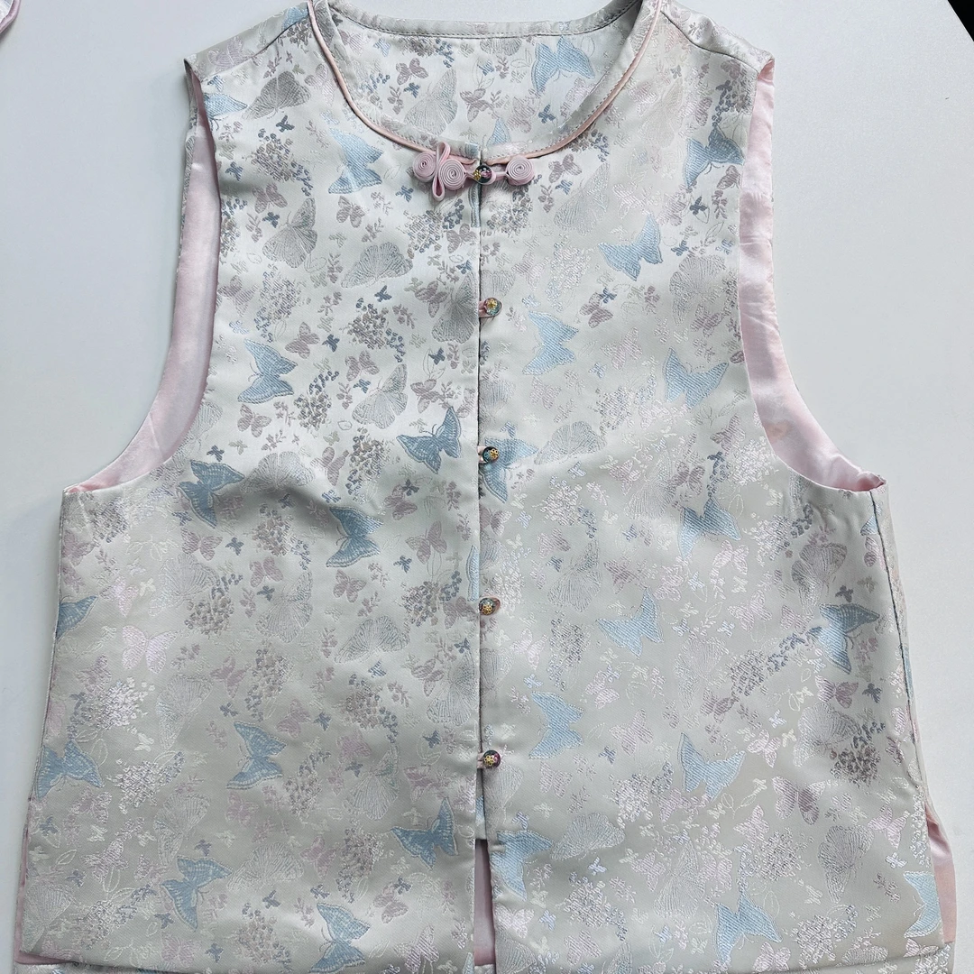 (陈陈家）（织锦蝴蝶）新中式国风马甲