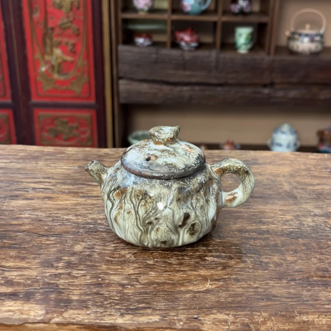 柴烧手工手绘陶瓷