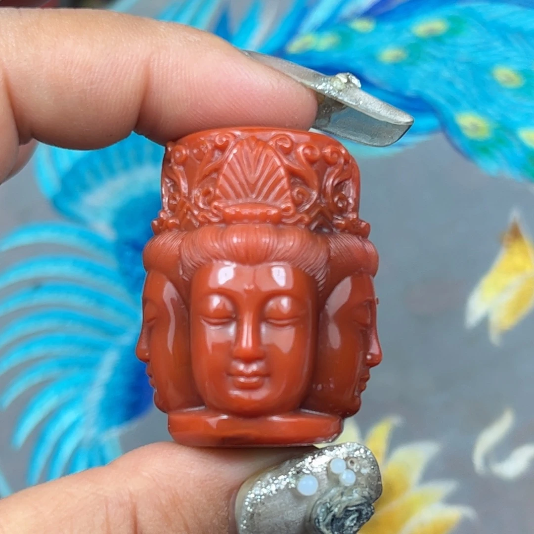 未镶嵌吊坠南红玛瑙