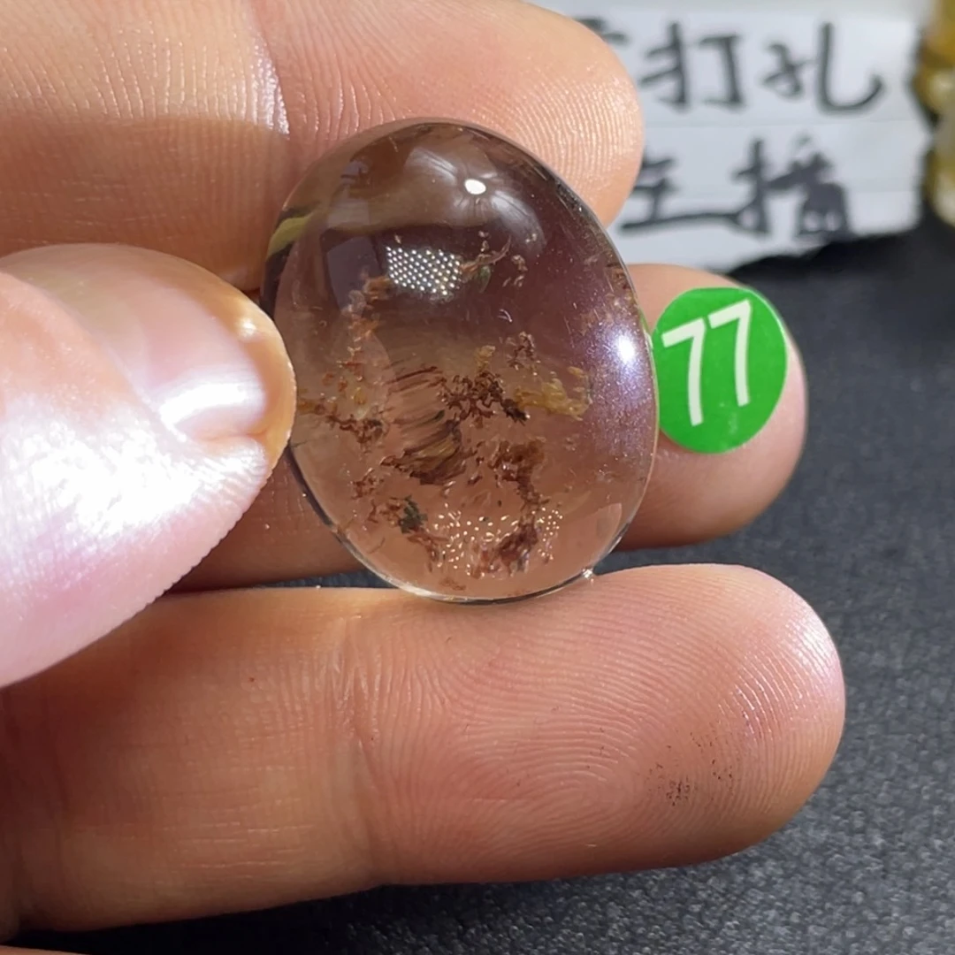 未镶嵌吊坠(赠链)水晶淡*