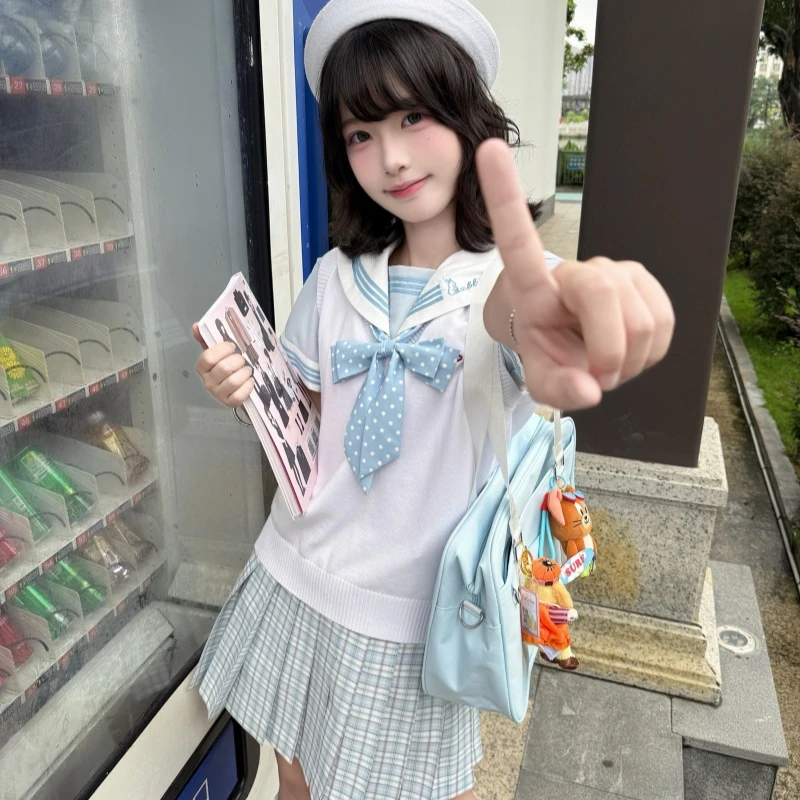 jk制服原创格裙【温度计】汤圆私立学院风半身裙百褶裙短裙JK秋冬