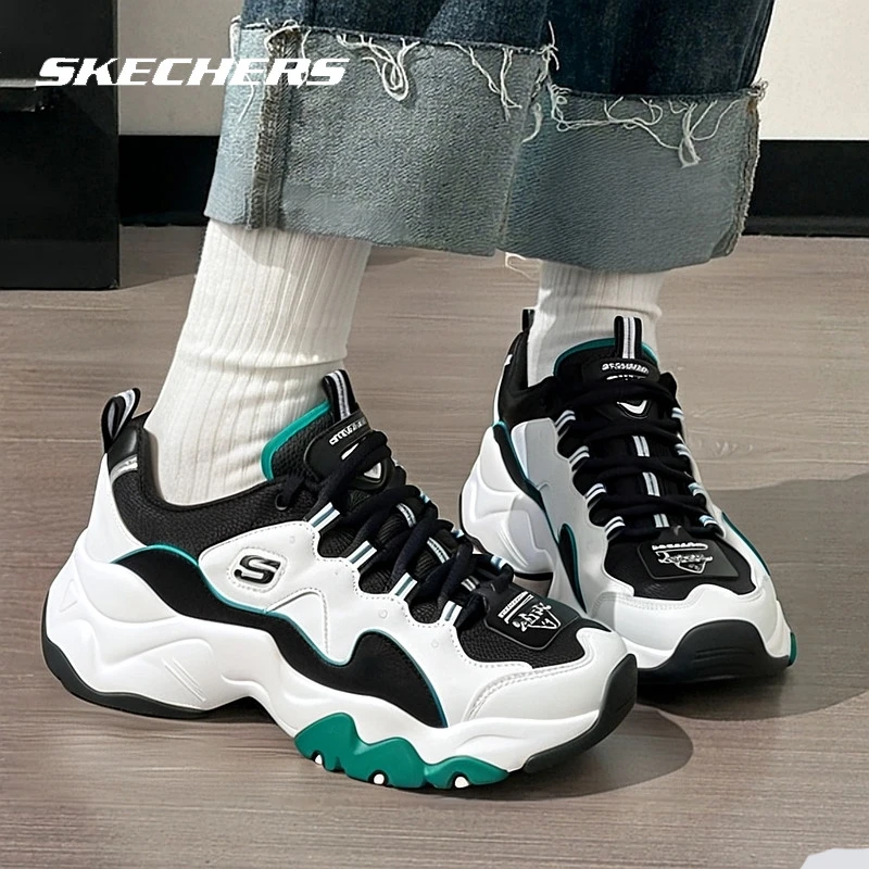 【圣诞限定款】斯凯奇厚底老爹鞋女鞋秋冬新款休闲复古运动鞋熊猫鞋