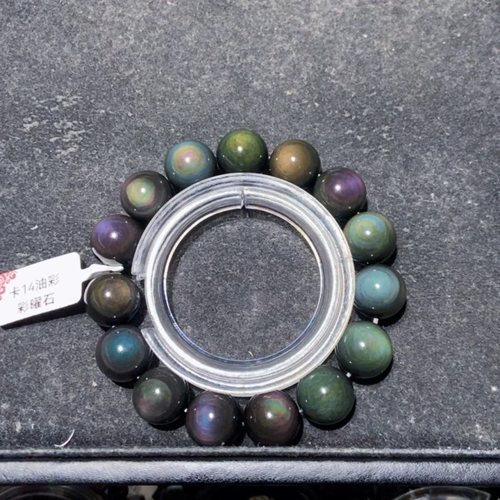 黑曜岩手串未镶嵌米**?