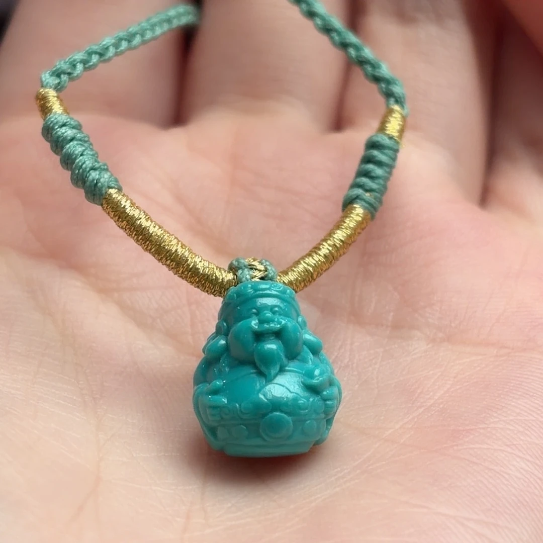 绿松石未镶嵌颈饰