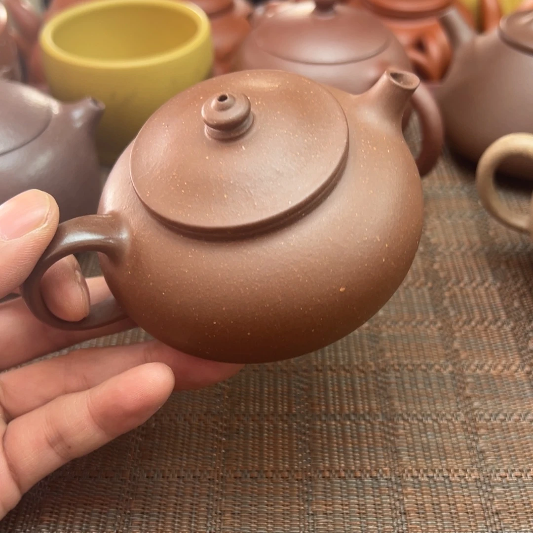 紫砂茶壶宜兴原矿紫砂壶200毫升容量