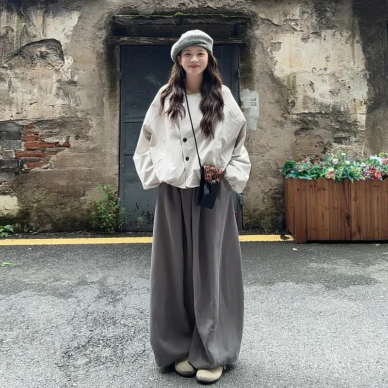 2025春秋季新款女士韩系chic巨好看的上衣独特漂亮ootd夹克短外套
