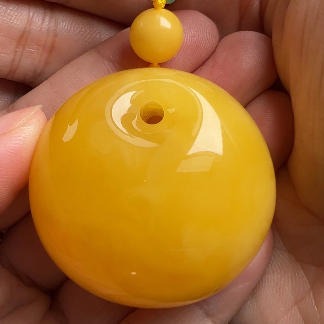 蜜蜡未镶嵌毛衣链无烤色无补胶无煮蜜无覆膜无辐照