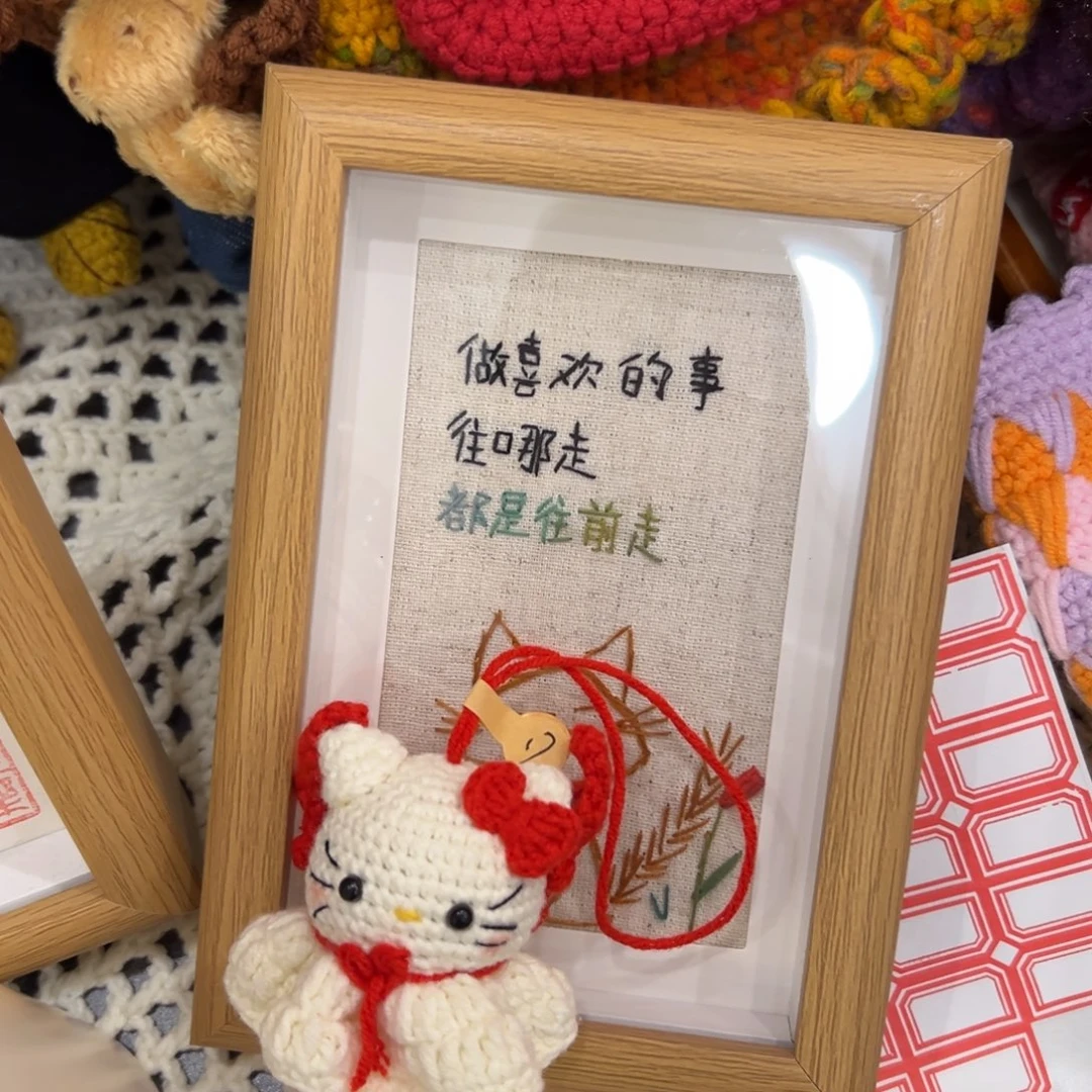 塑料钩织刺绣手工包包玩偶居家用品