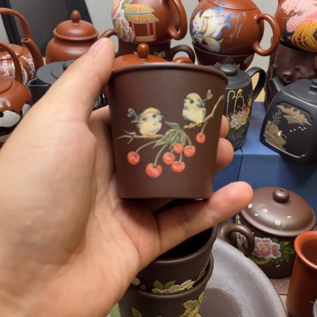 茶杯紫砂紫砂主人杯100cc