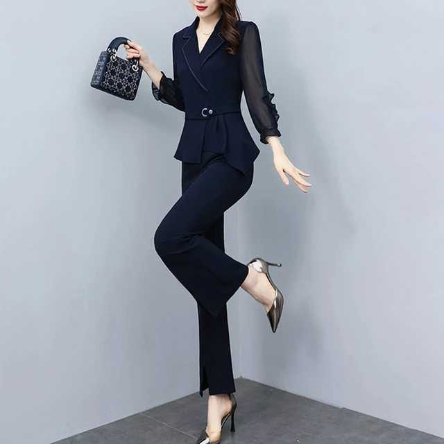 春秋2025年新款女士装时尚职业套装气质洋气减龄小个子休闲两件套