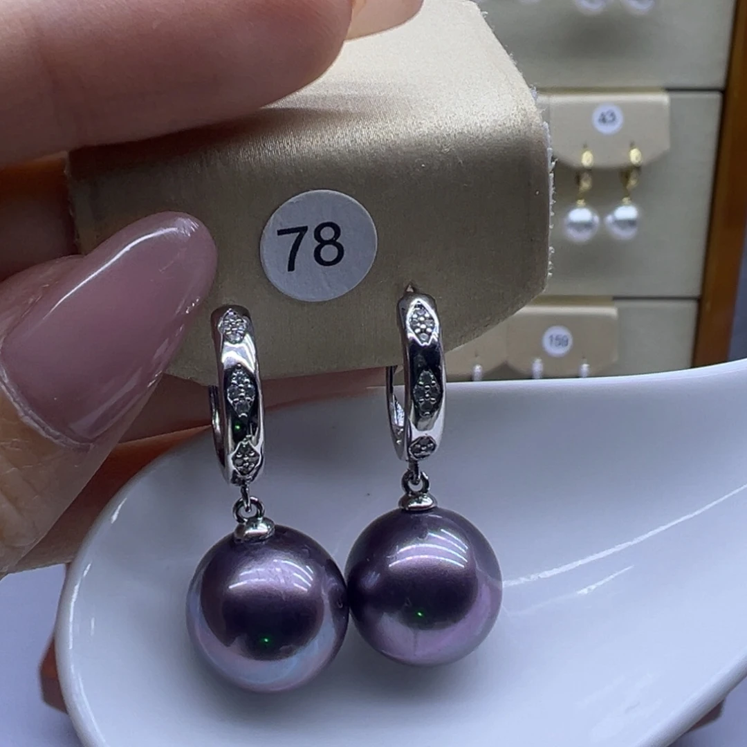 淡水珍珠耳饰未镶嵌