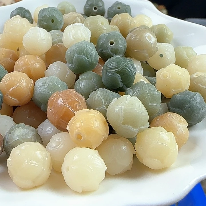 菩提根/象牙果吊坠卡12步步生莲有钱花30颗➕20备珠