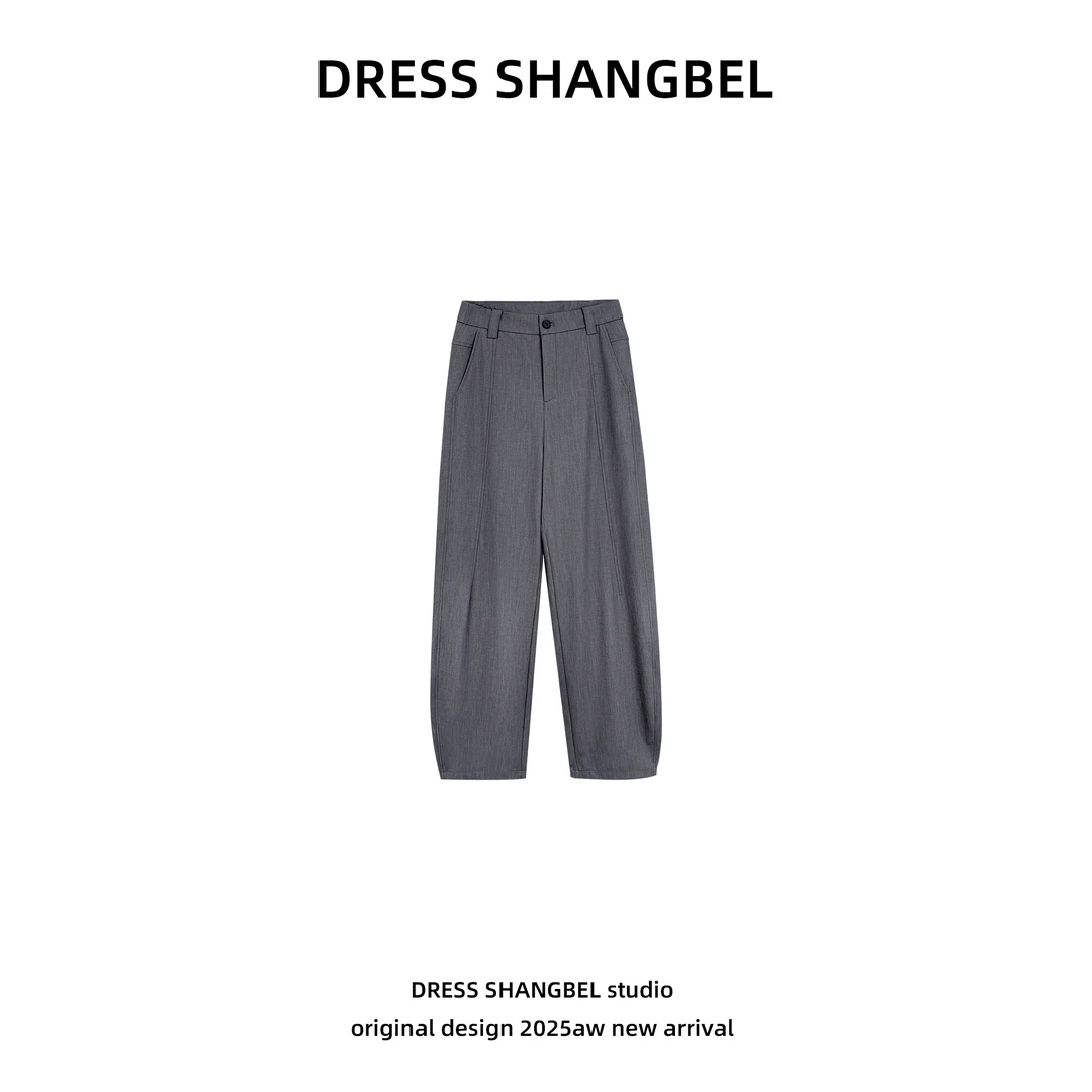 DRESS-2025年新款C55高腰显瘦休闲时尚百搭垂感直筒裤5018