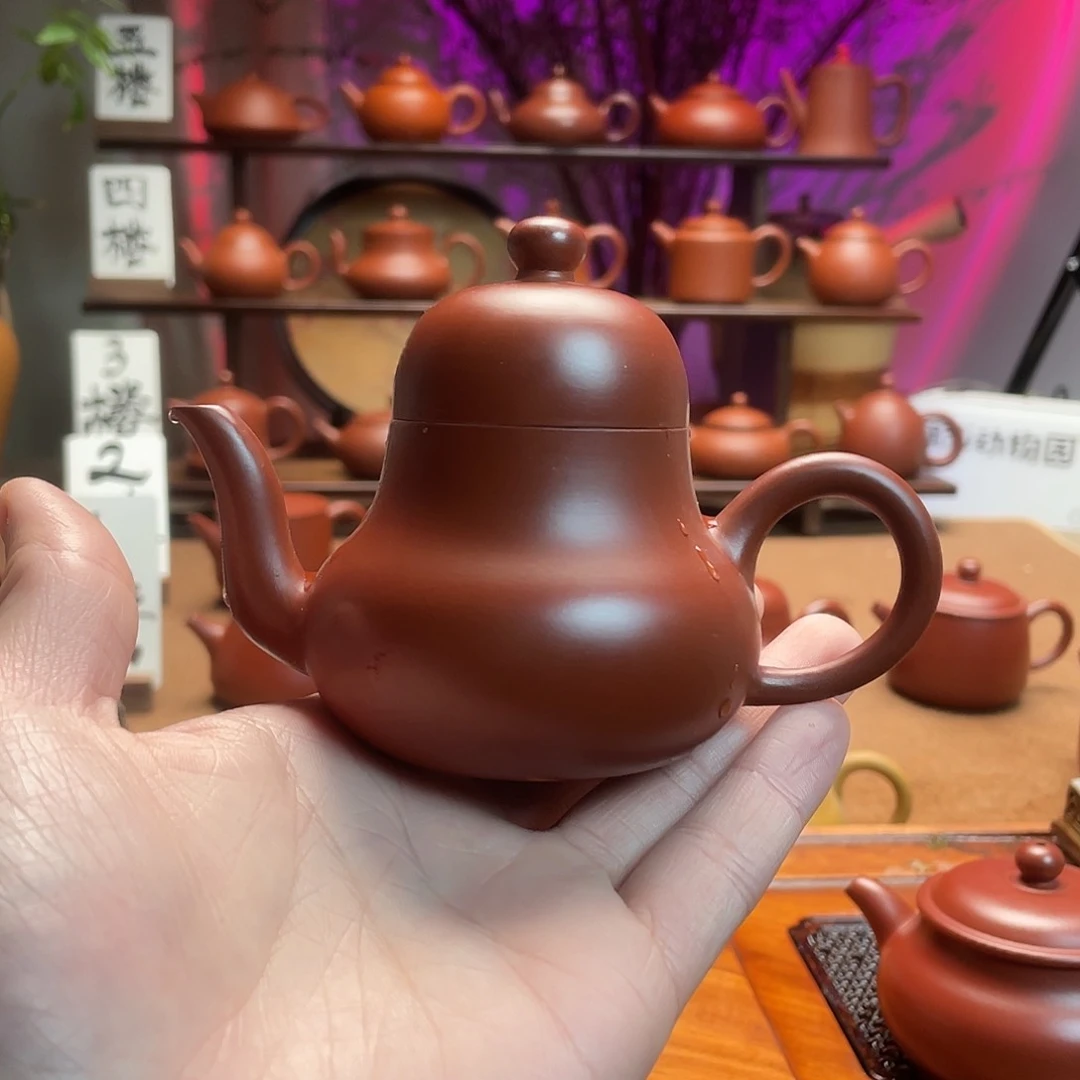 紫砂茶壶L**a朱泥思婷120c