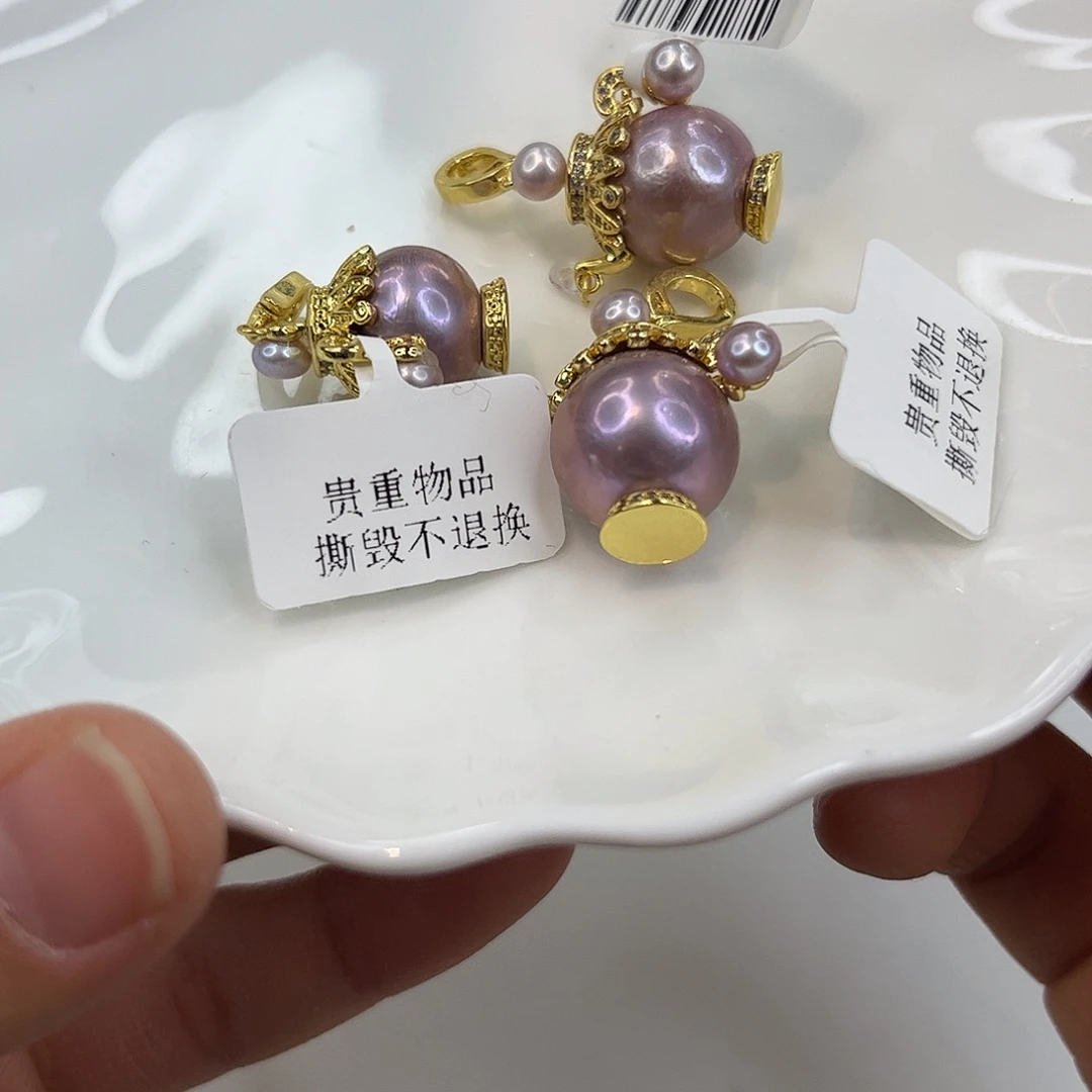 耳饰淡水珍珠合金