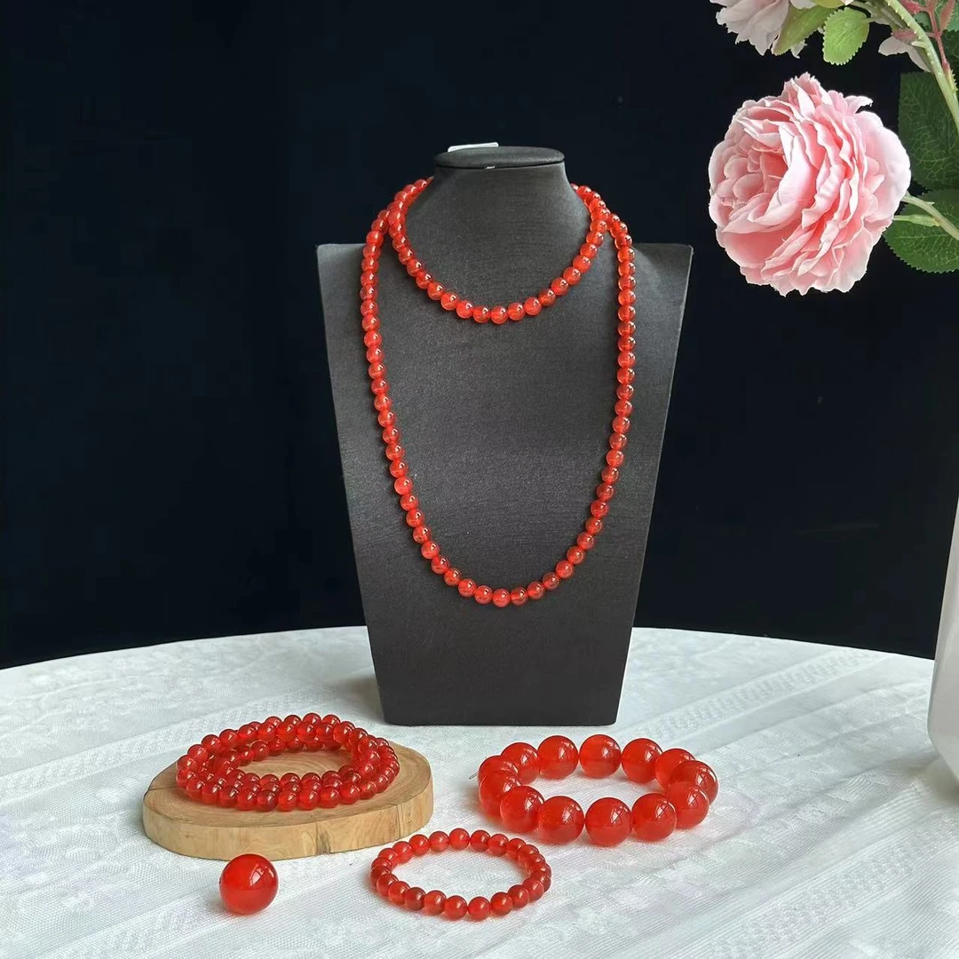 收藏品P-X 毕业级稀缺满油润红色料  DIY珠