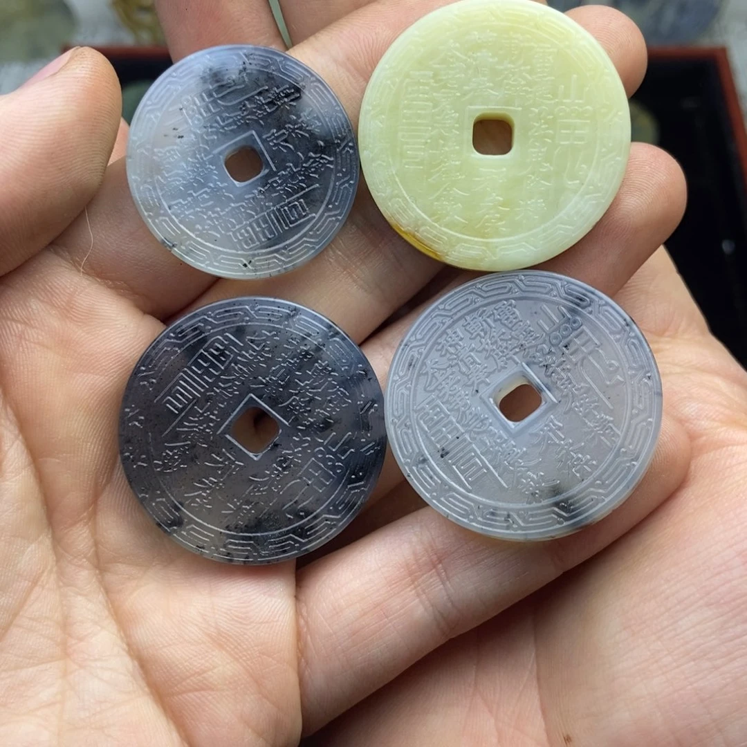 蛇纹石玉颈饰未镶嵌l*K