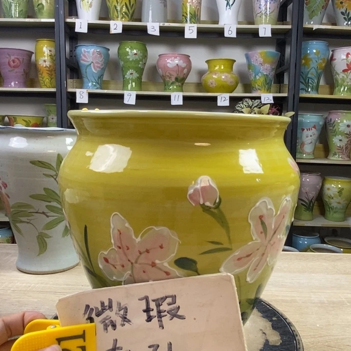 景德镇高温陶瓷花盆