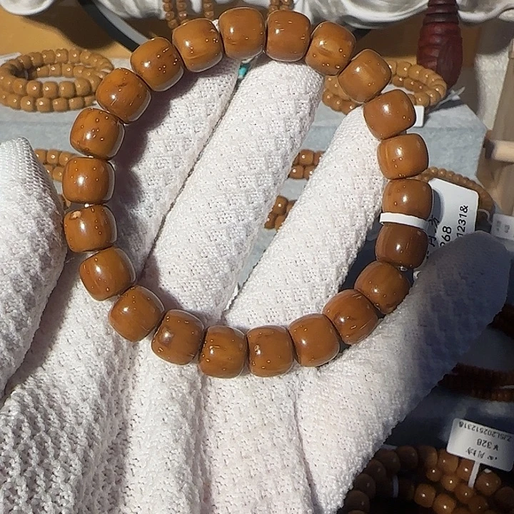 紫金鼠手串11实心老型微瑕