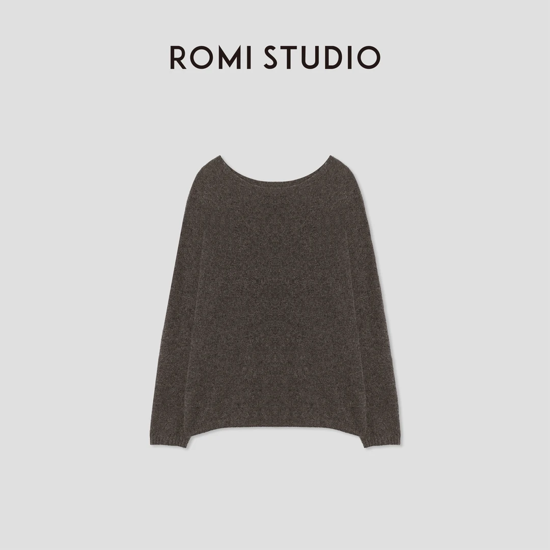 ROMI STUDIO“温暖已至”牦牛绒牦牛毛山羊绒混纺针织毛衫 432TS368