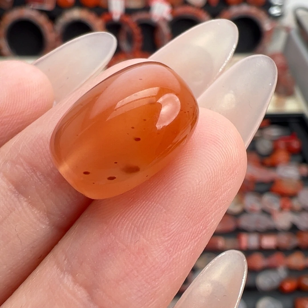 南红玛瑙未镶嵌颈饰枣珠