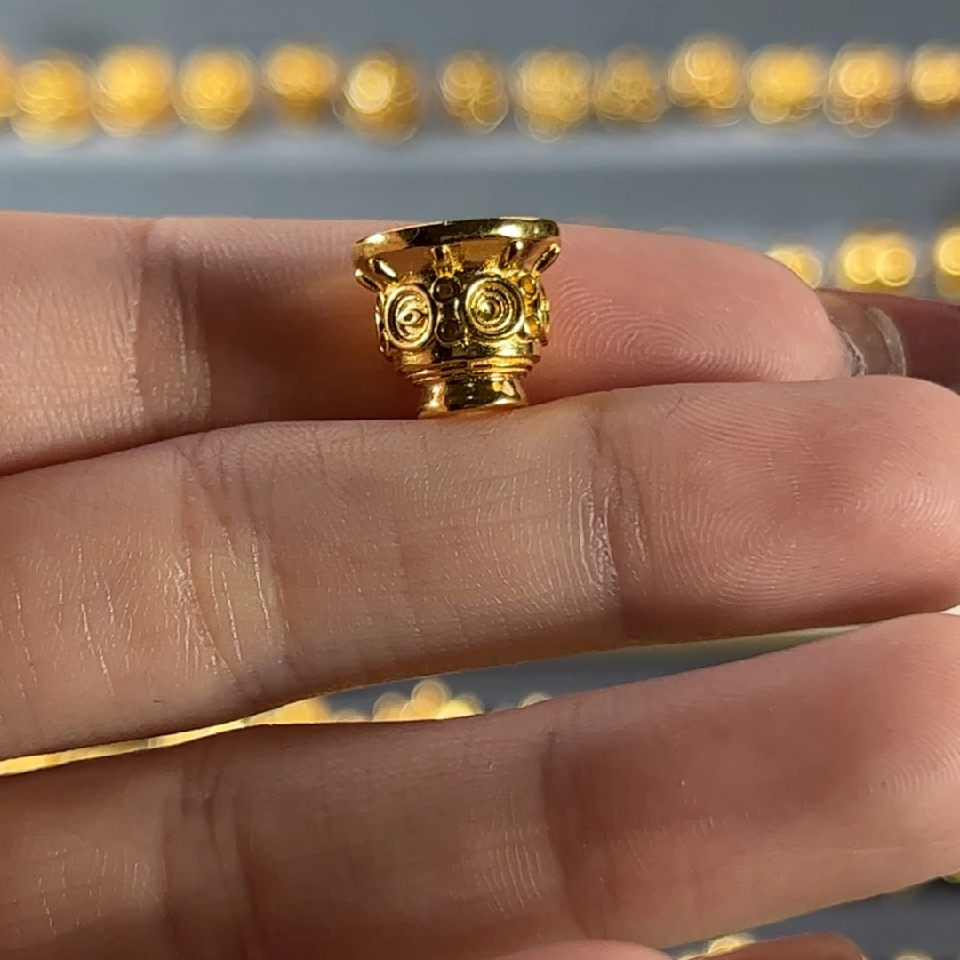 足银玻璃大号佛塔