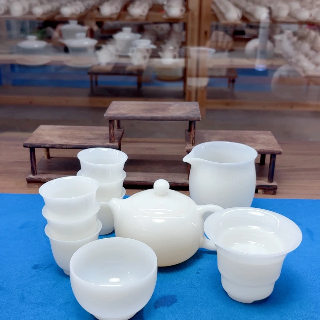 璞玉冰种玉瓷茶具工厂