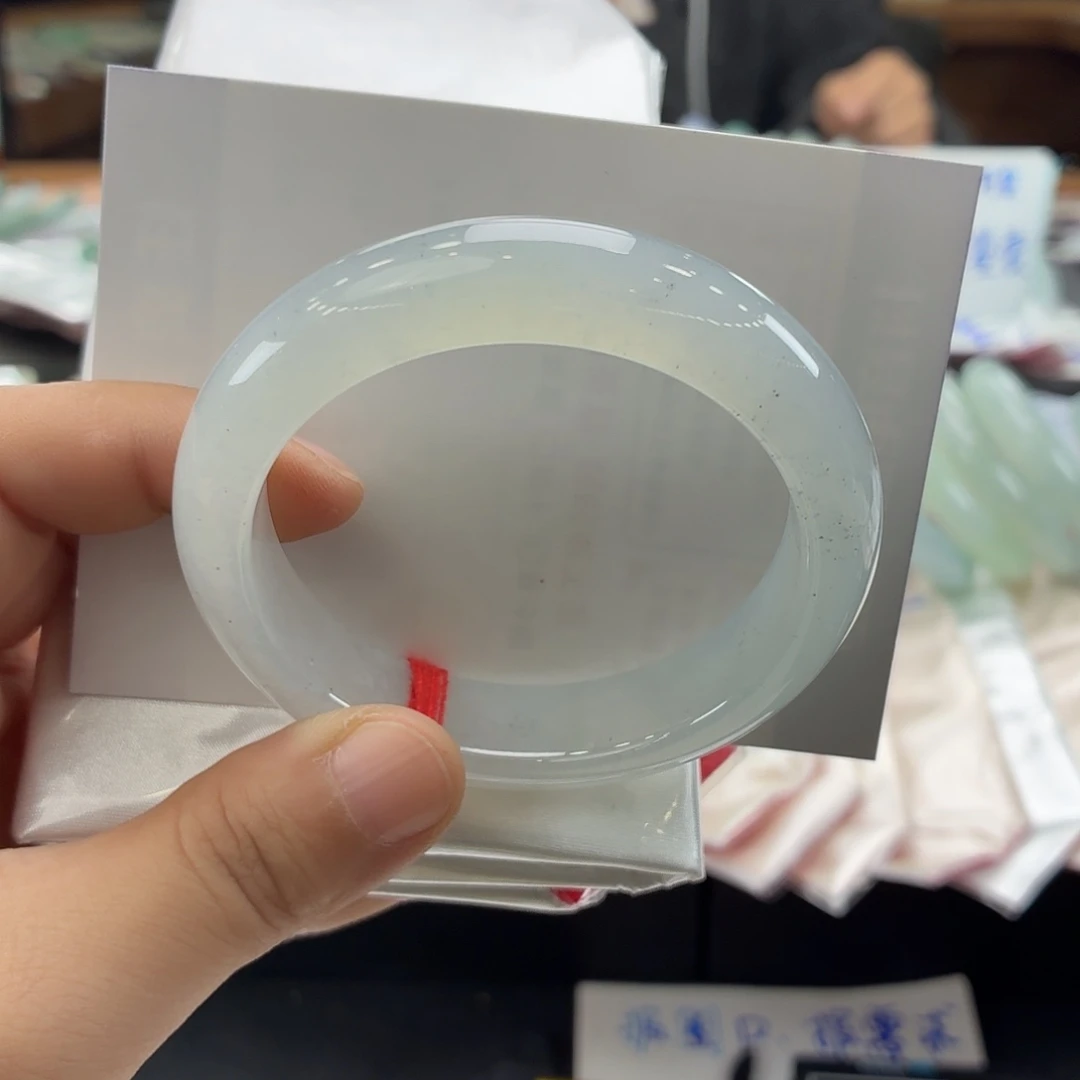 翡翠未镶嵌手镯47号