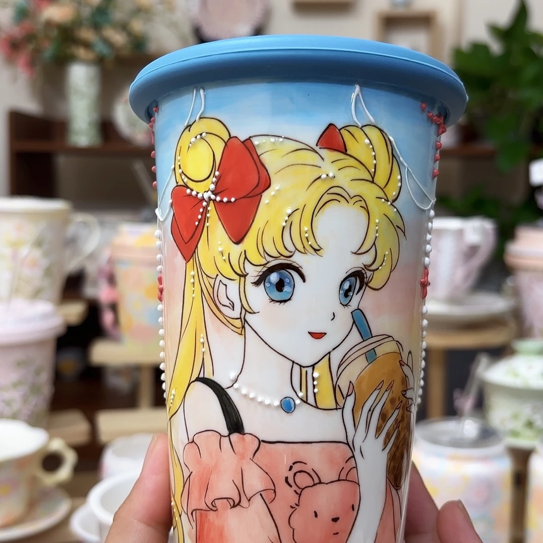 手绘创意高温釉下彩陶瓷