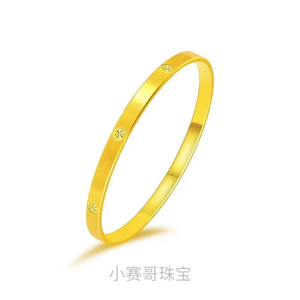 足金999卡家圈圈时尚百搭配件#01618（质检中心发货）