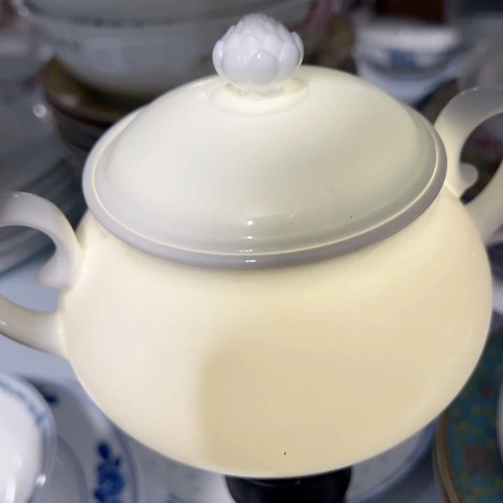 杯大球泥双耳炖盅陶瓷