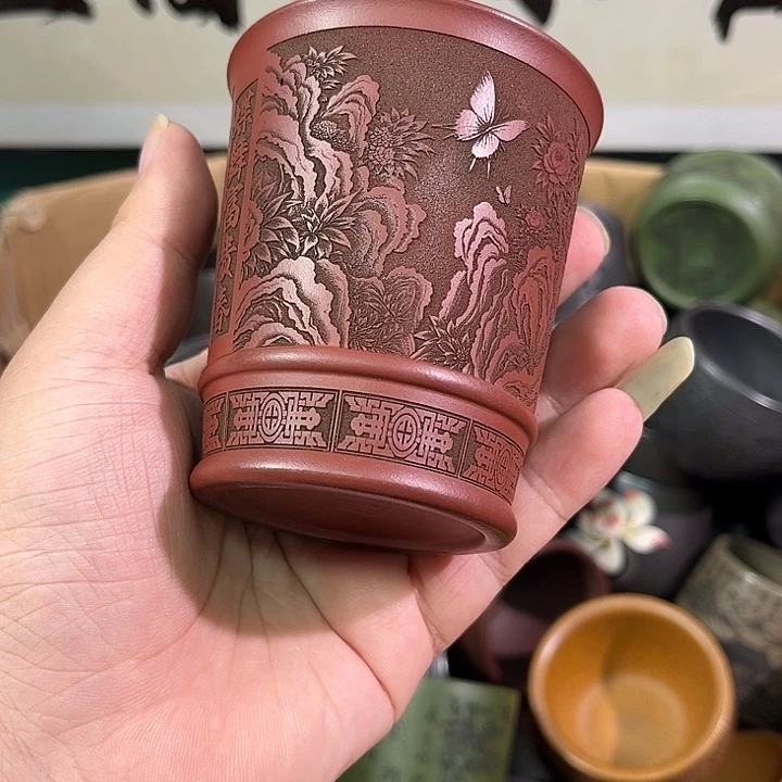 茶杯紫砂全手工紫砂主人杯