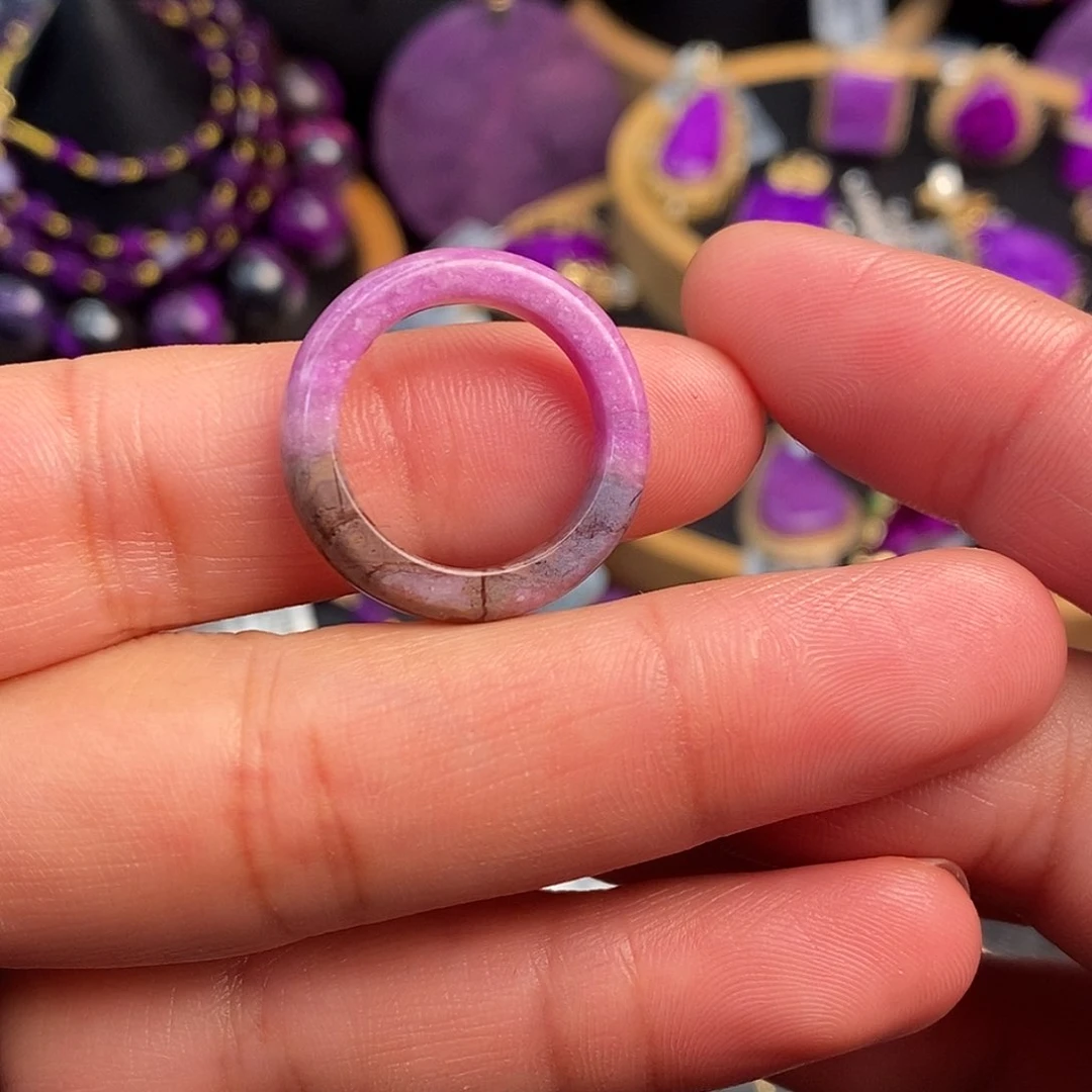 苏纪石（舒俱来）指环14未镶嵌