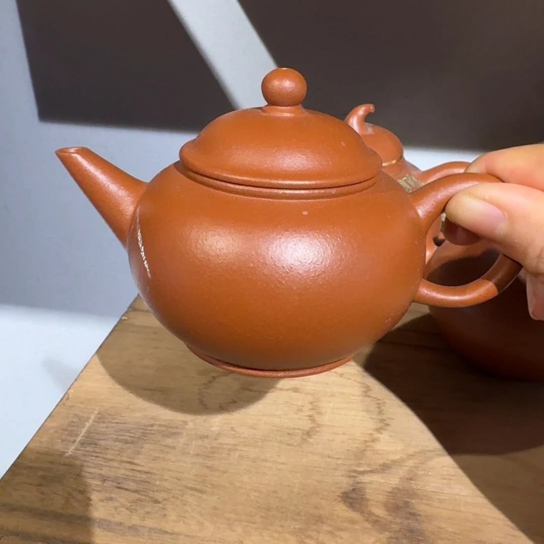 朱泥茶壶微瑕130毫升左右