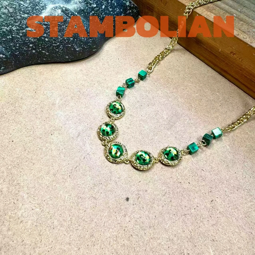 项链 正品STAMBOLIAN 【绿光森林】古巴项链QDS082