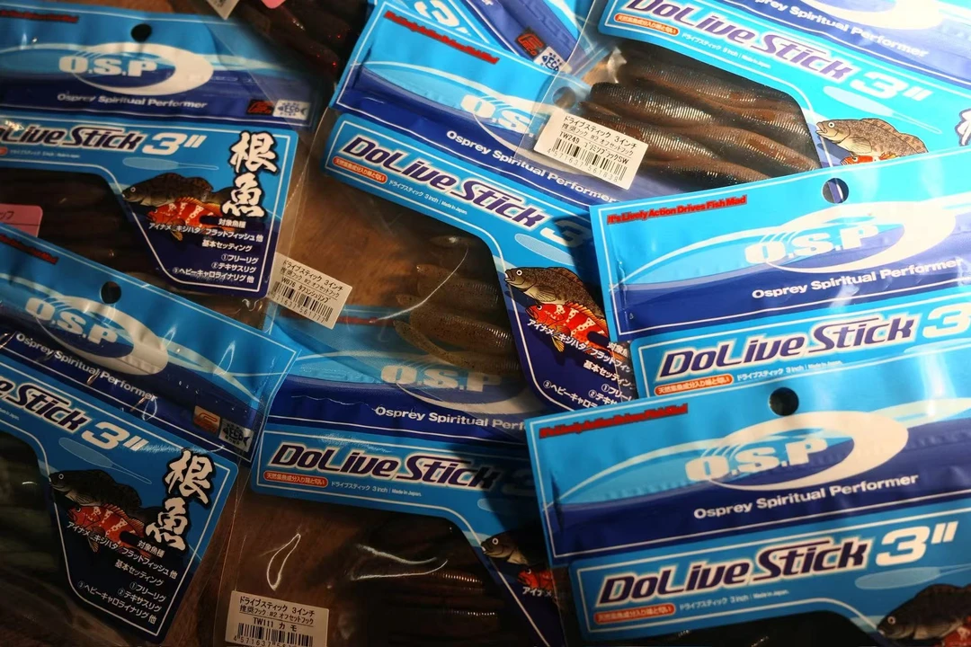 O.S.P OSP Dolive Stick 海水版摆尾虫并木敏成无铅软饵路亚软虫