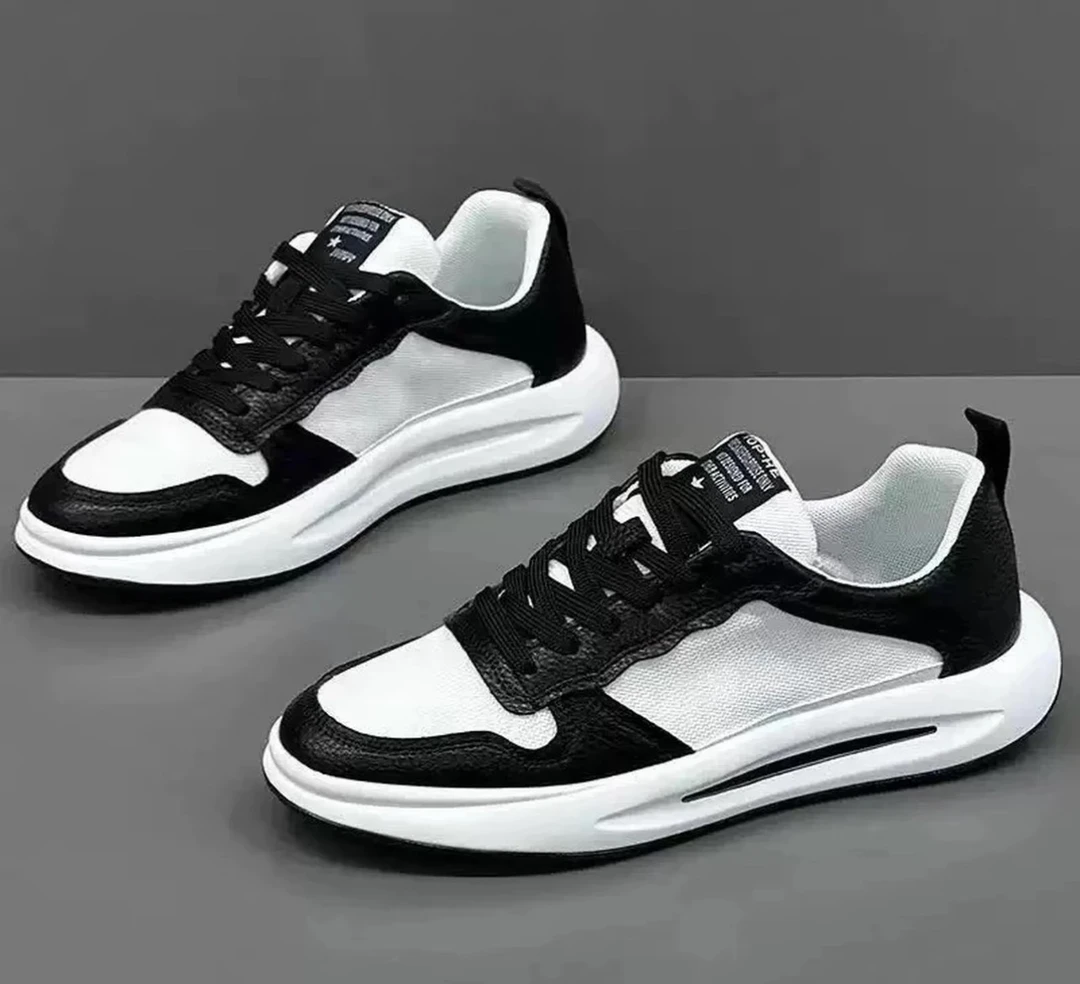 圆头透气运动休闲鞋春季舒适网面鞋休闲韩版百搭软底