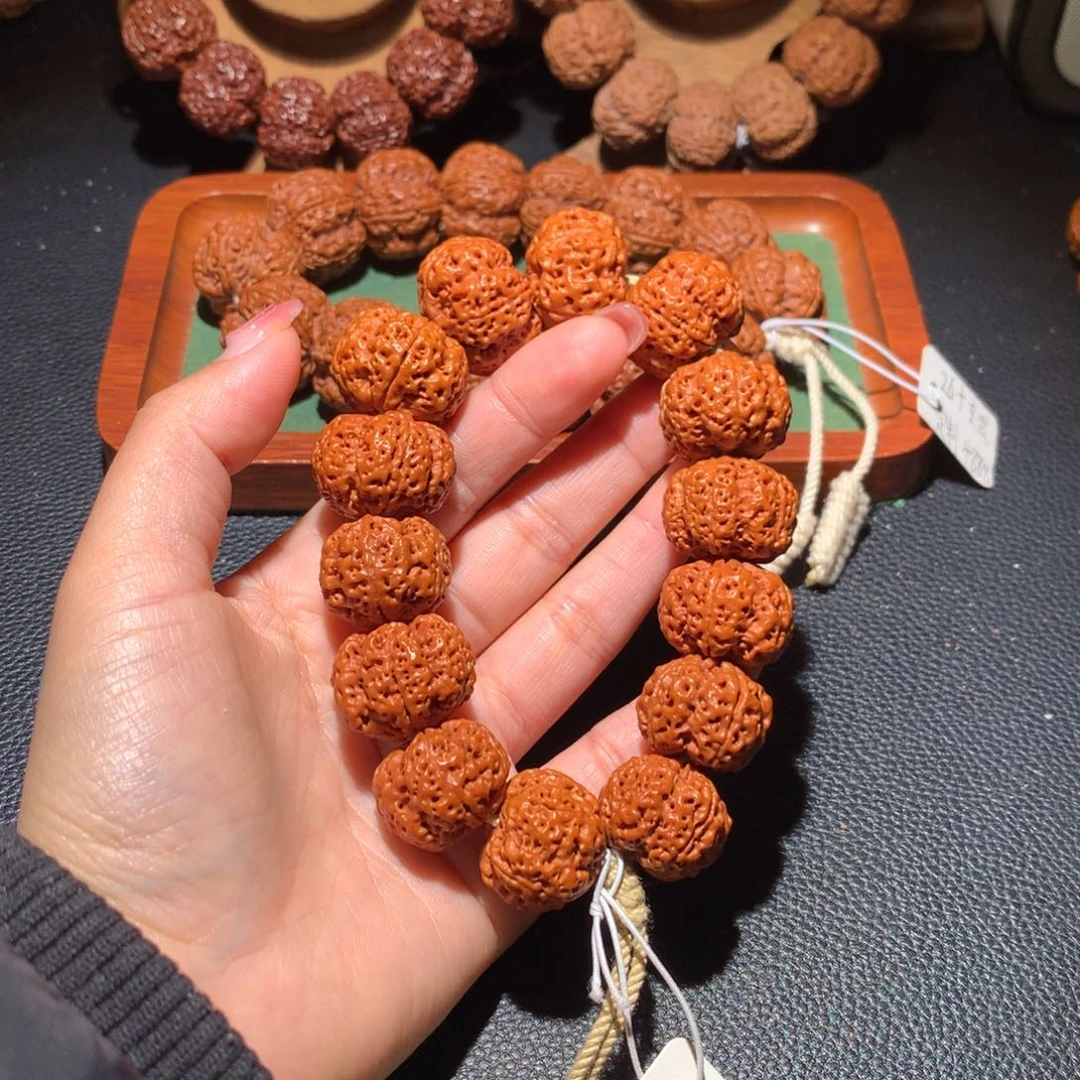 金刚菩提手串23尺寸纽扣梅花