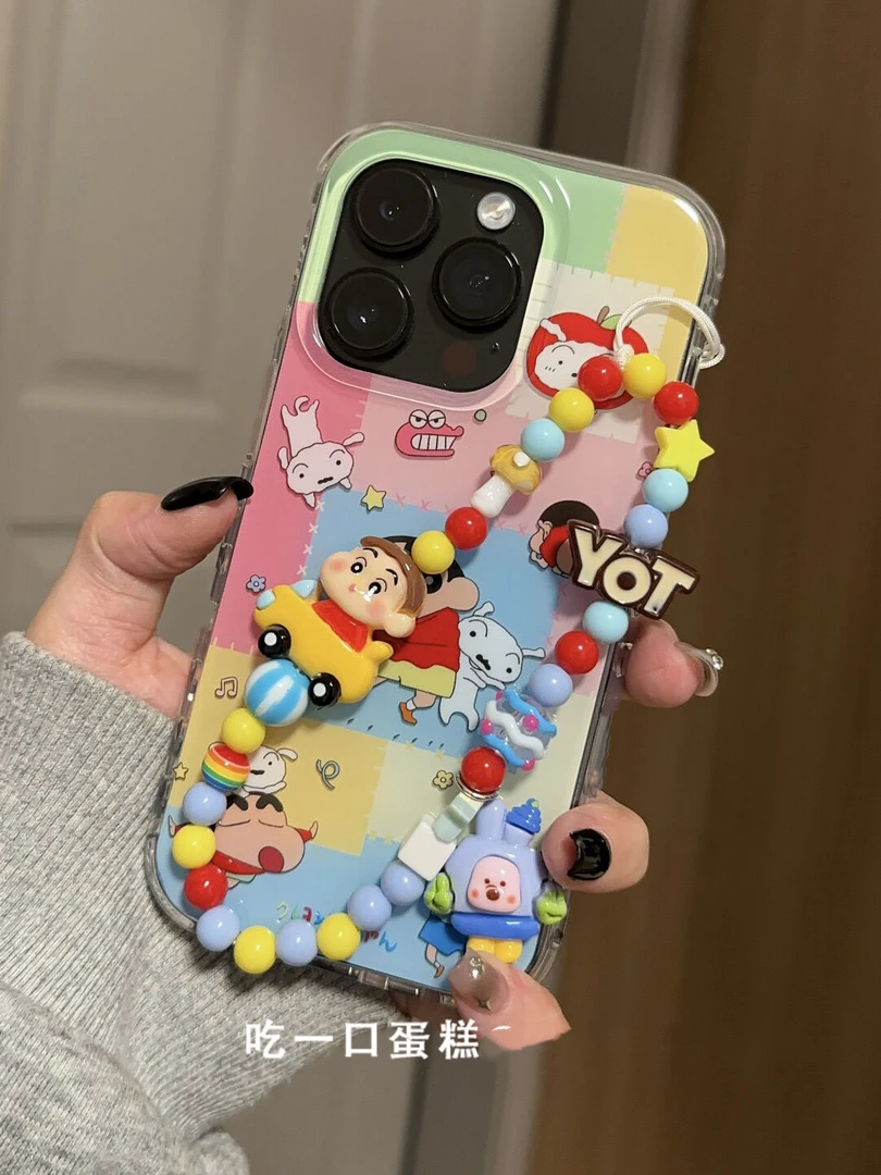 色块小新适用iphone16pro手机壳12苹果13/14/15小米vivo华为oppo