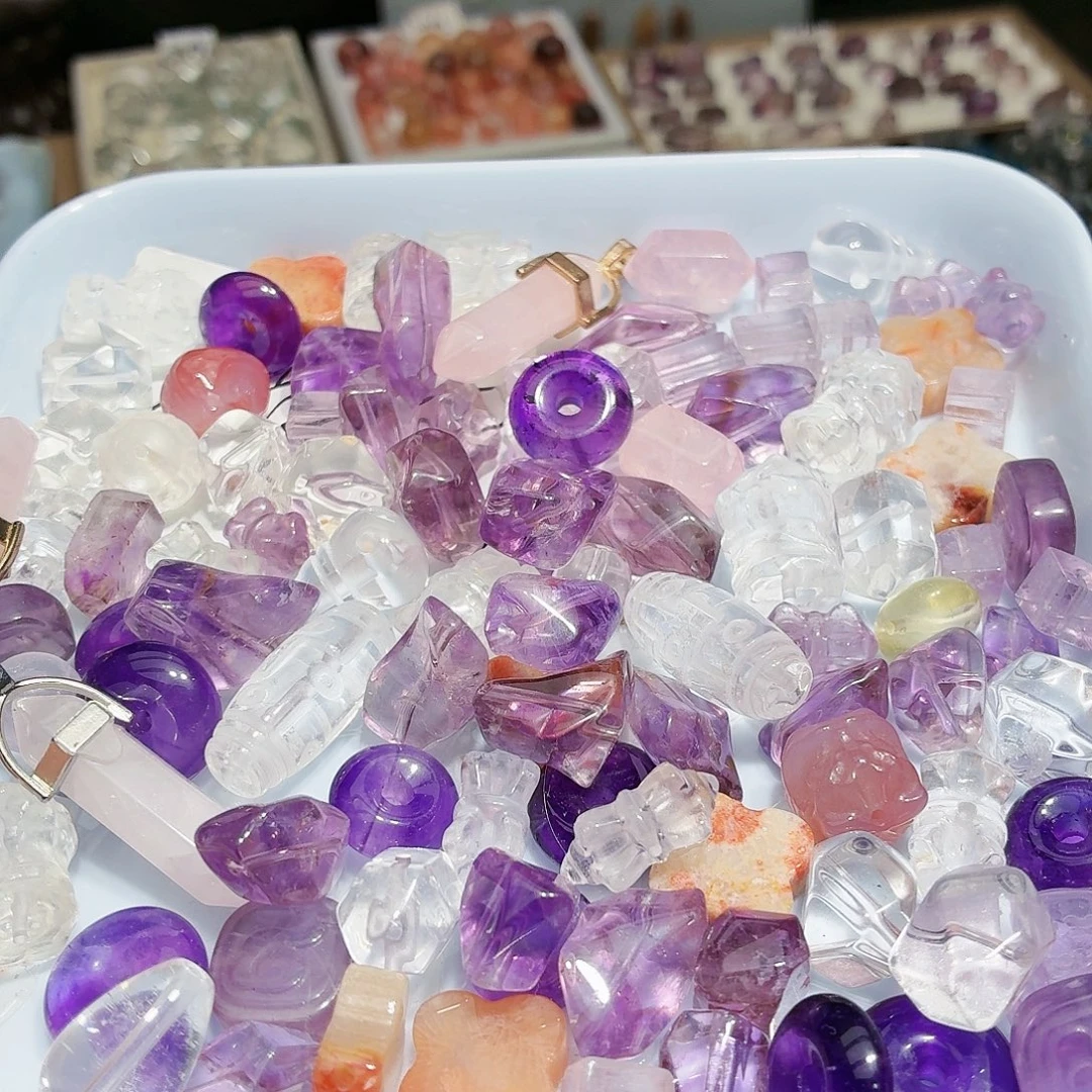 未镶嵌珠宝半成品水晶福利一颗