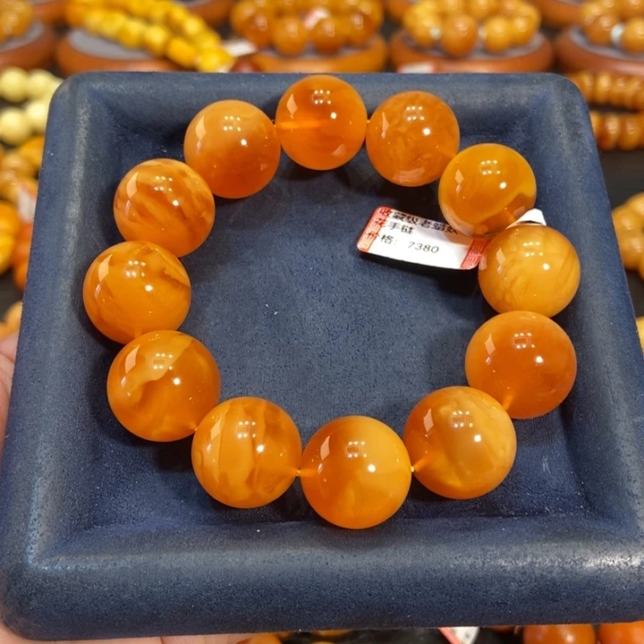 蜜蜡手链未镶嵌蜜蜡