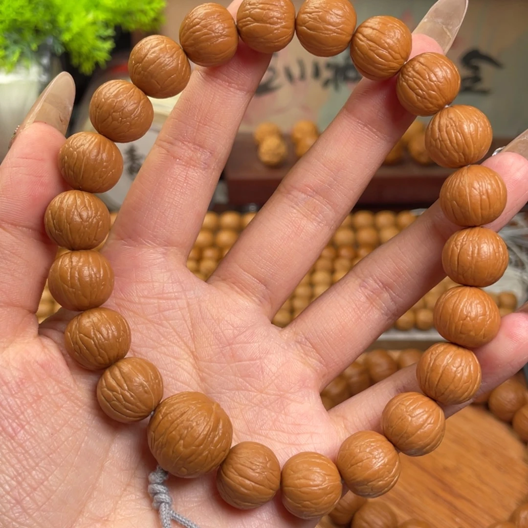 韩***～猴头核桃手串聚宝盆