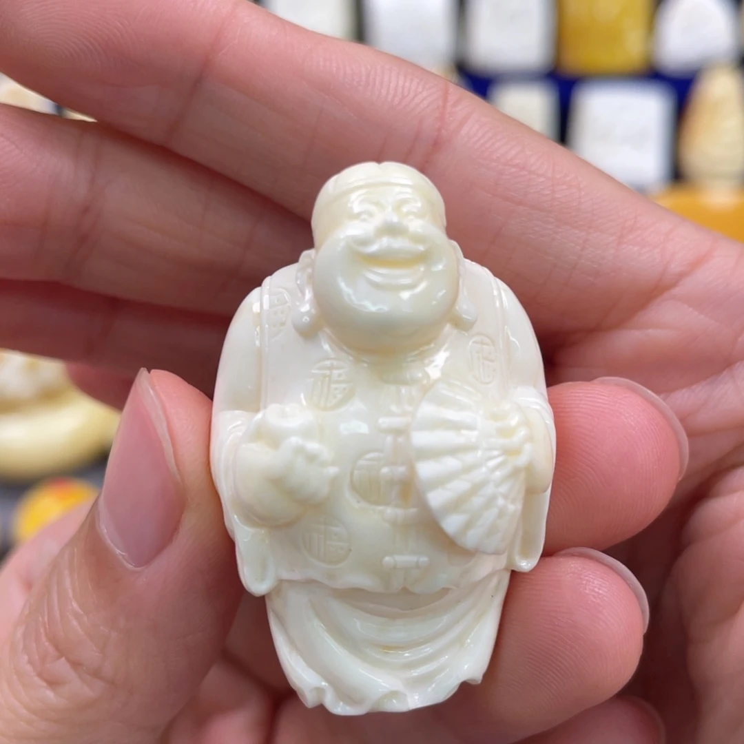 蜜蜡裸石未镶嵌琥珀蜜蜡雕刻件