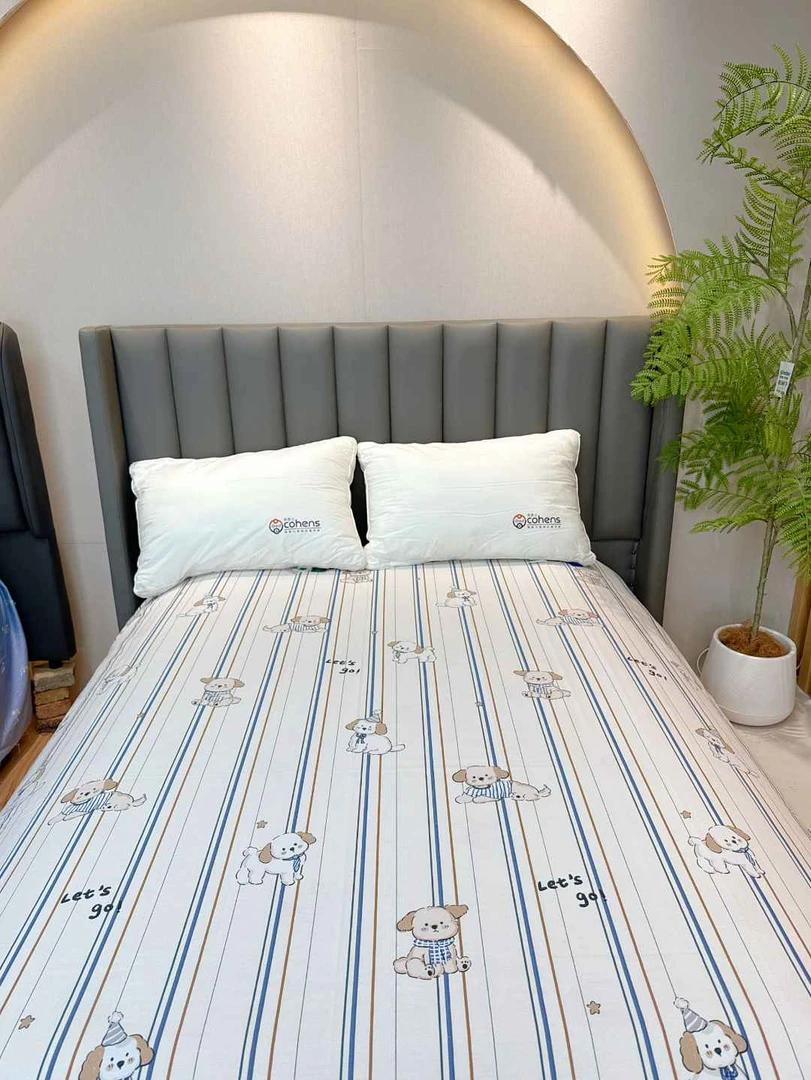 山东老粗布2米*2.5米床单加厚加密贴身透气【乖乖狗】