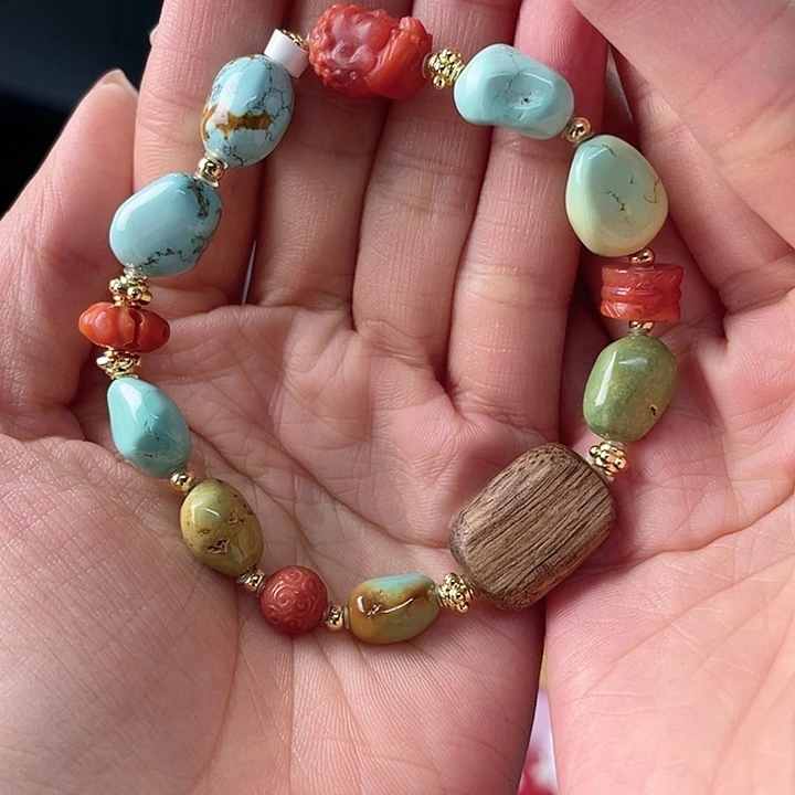 未镶嵌绿松石珠宝奇石