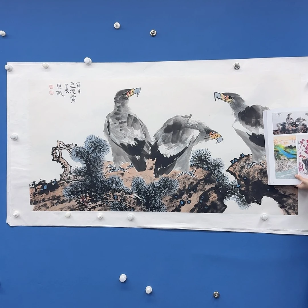 国画多次参加国内外大型画展