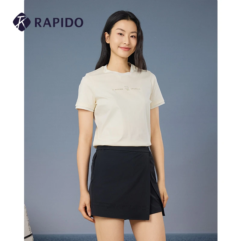 【情侣同款】RAPIDO雳霹道夏季新款R系简约T恤CN4142U01/CP4342U09